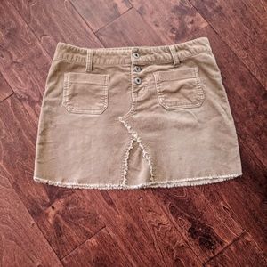 Super Cute Corduroy Mini Skirt